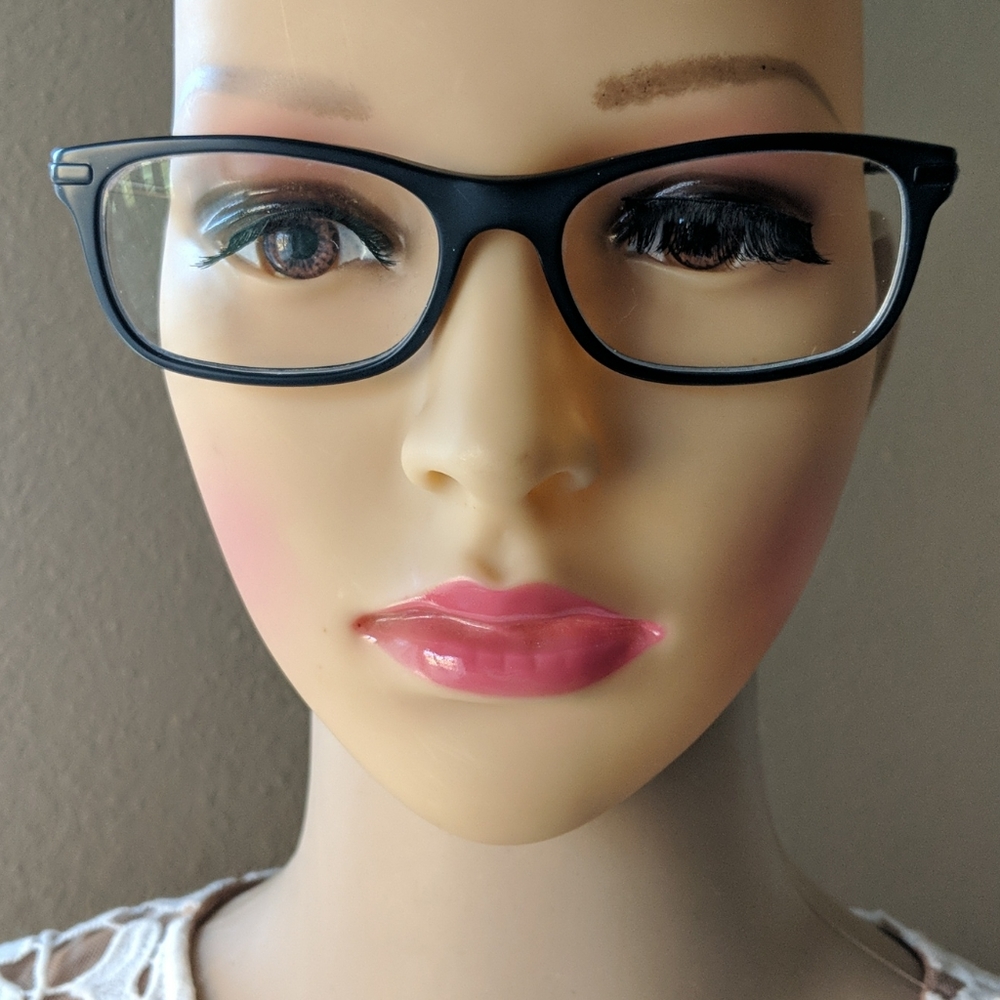 Burberry Matte Black Eyeglass Frames Gem